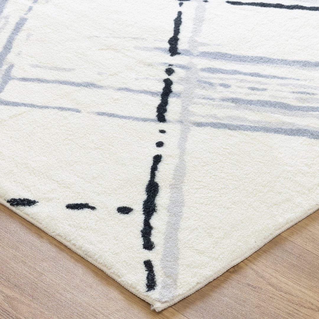 Capri Geo Cream Blue