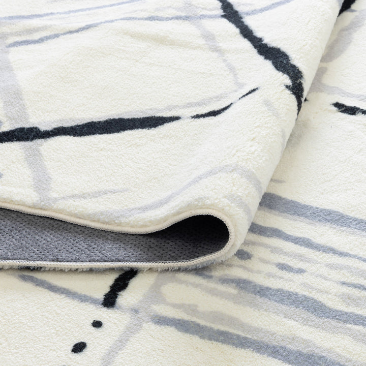 Capri Geo Cream Blue
