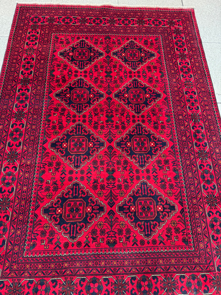 Classic light hand made rug