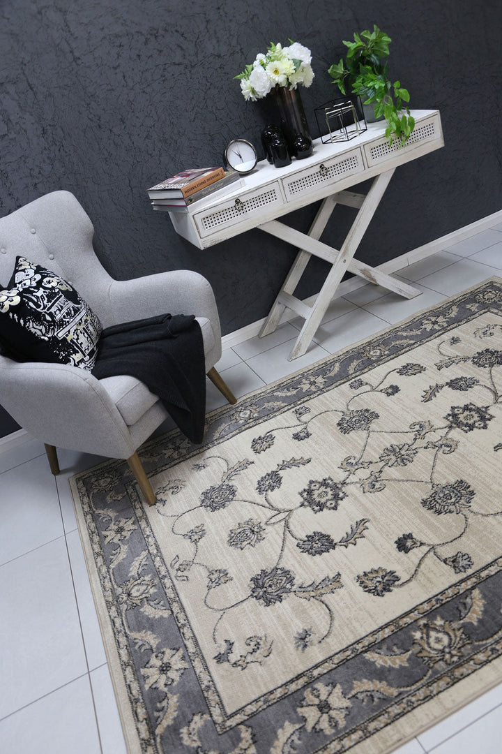 London Ziegler Cream Grey Rug