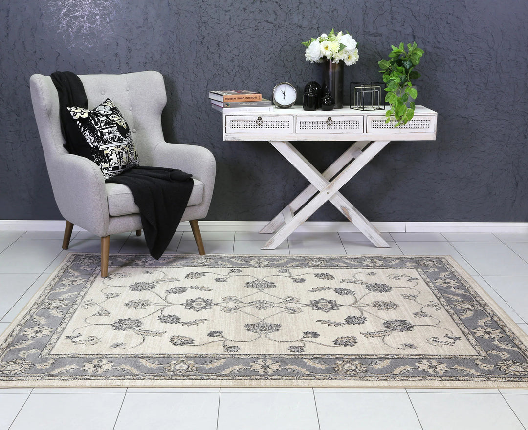 London Ziegler Cream Grey Rug