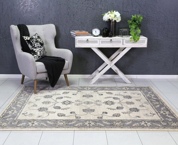 London Ziegler Cream Grey Rug