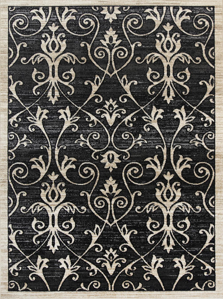 London Vines Grey Beige Rug