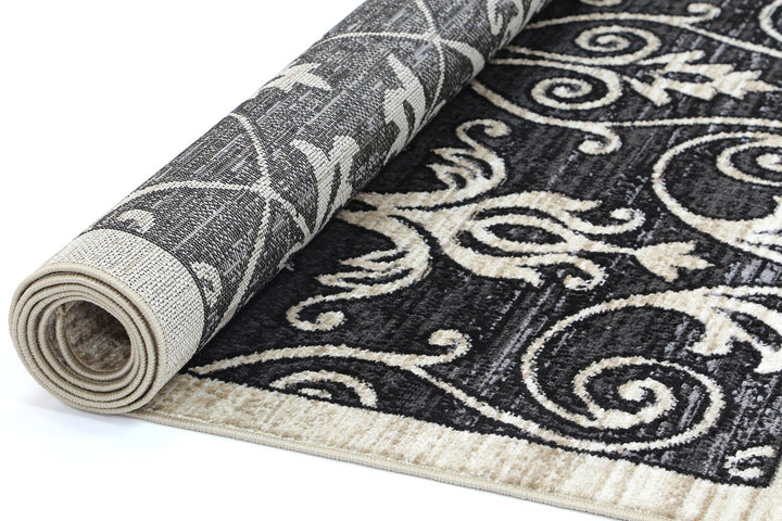 London Vines Grey Beige Rug