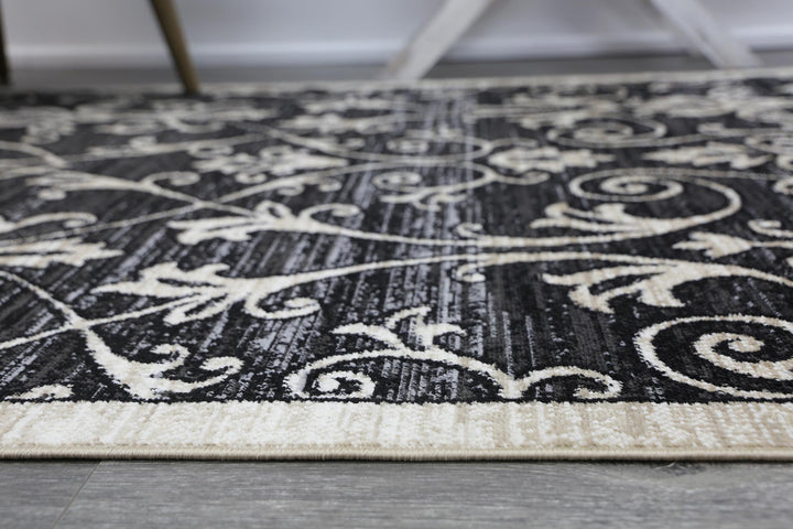 London Vines Grey Beige Rug