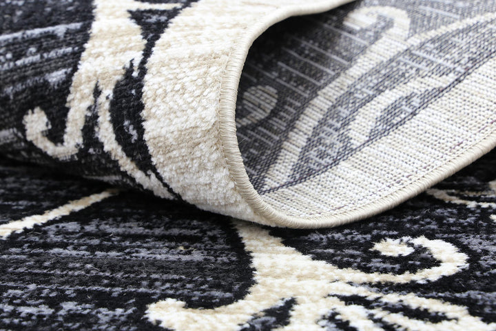 London Vines Grey Beige Rug