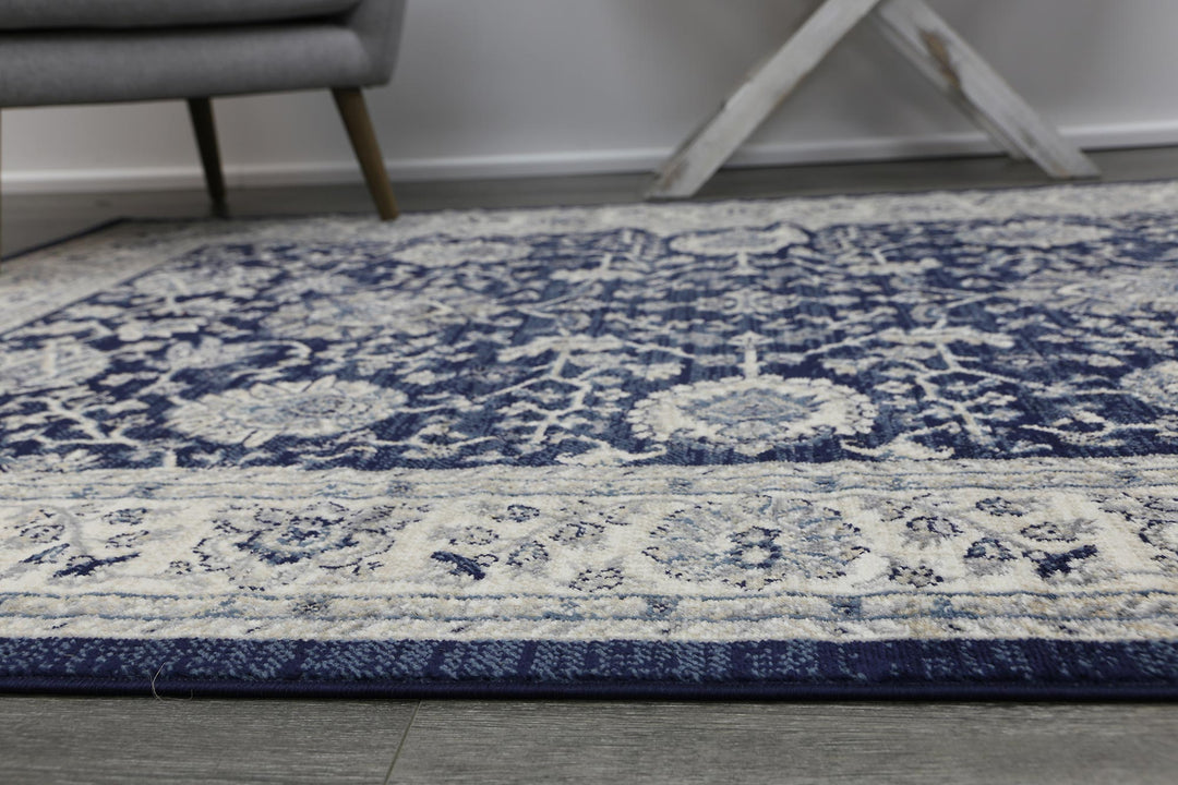 London Ziegler Navy Rug