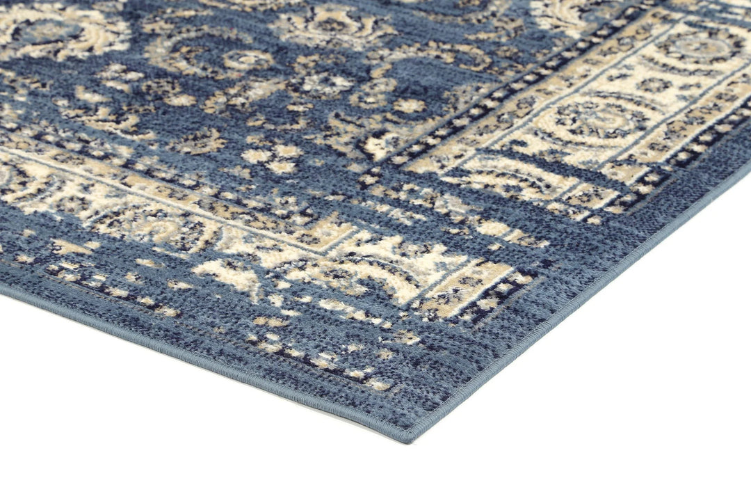London Ziegler Distressed Navy Rug