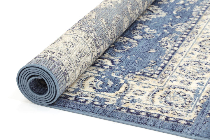 London Ziegler Distressed Navy Rug