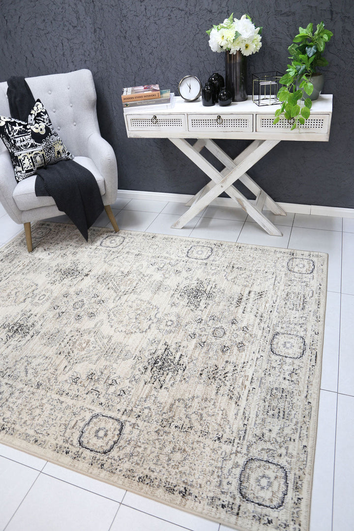 London Ziegler Cream Grey Rug