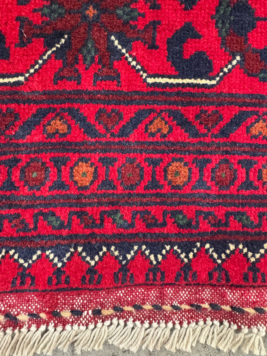 Classic light hand made rug