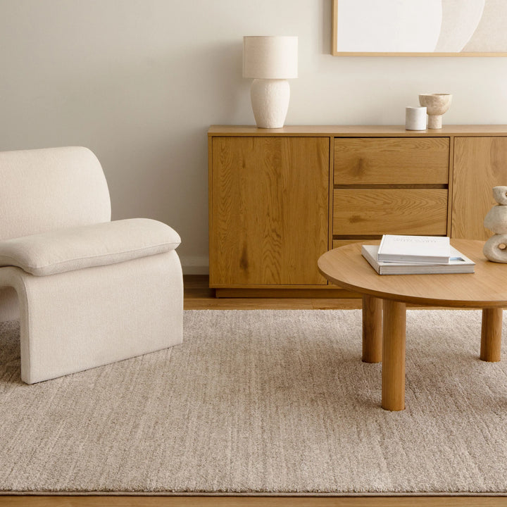 Dora Minimalist Tonal Beige Rug