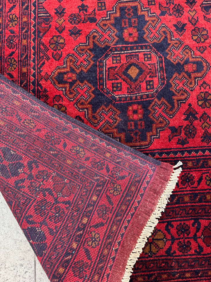 Classic dark hand made rug