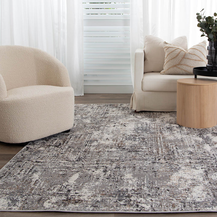 Roma Grey Modern Rug