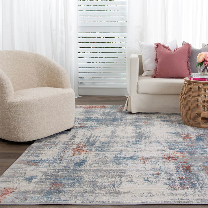 Roma Grey Multi Modern Rug