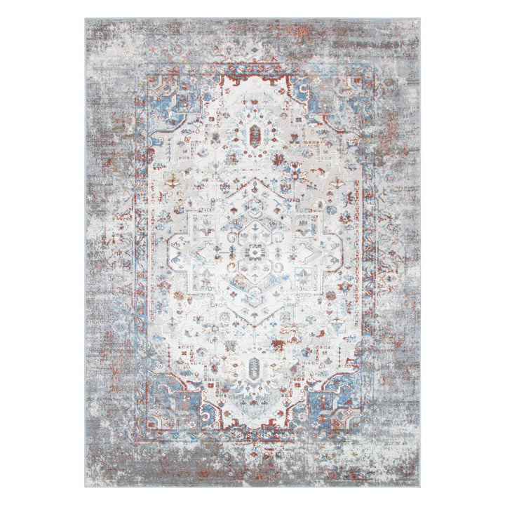 Roma Grey Multi Contemporary Rug