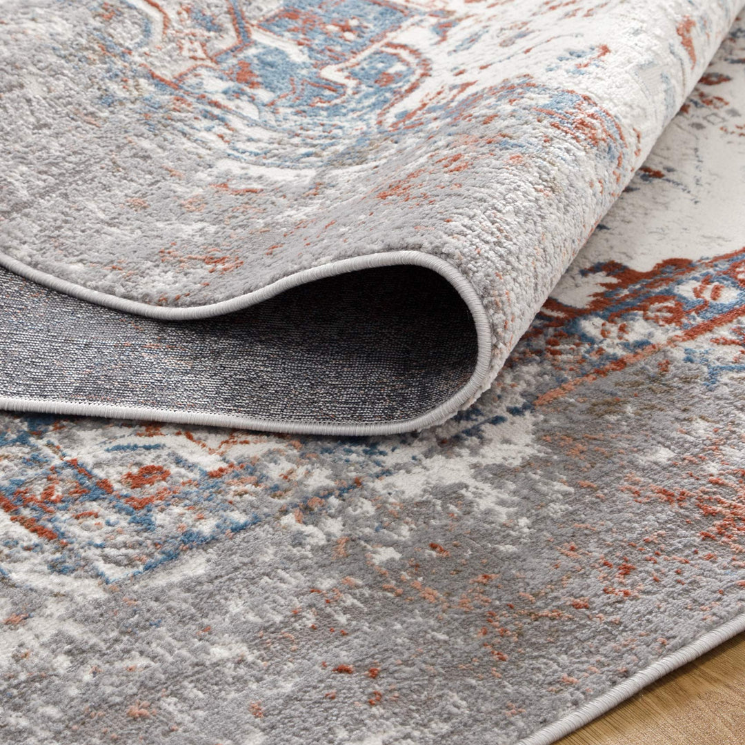Roma Grey Multi Contemporary Rug