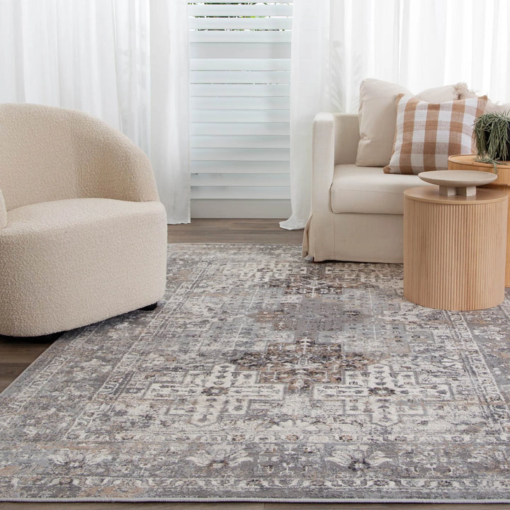 Roma Grey Oriental Rug