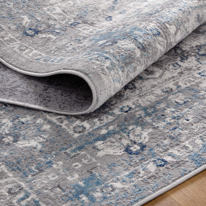 Roma Navy Blue Oriental Rug