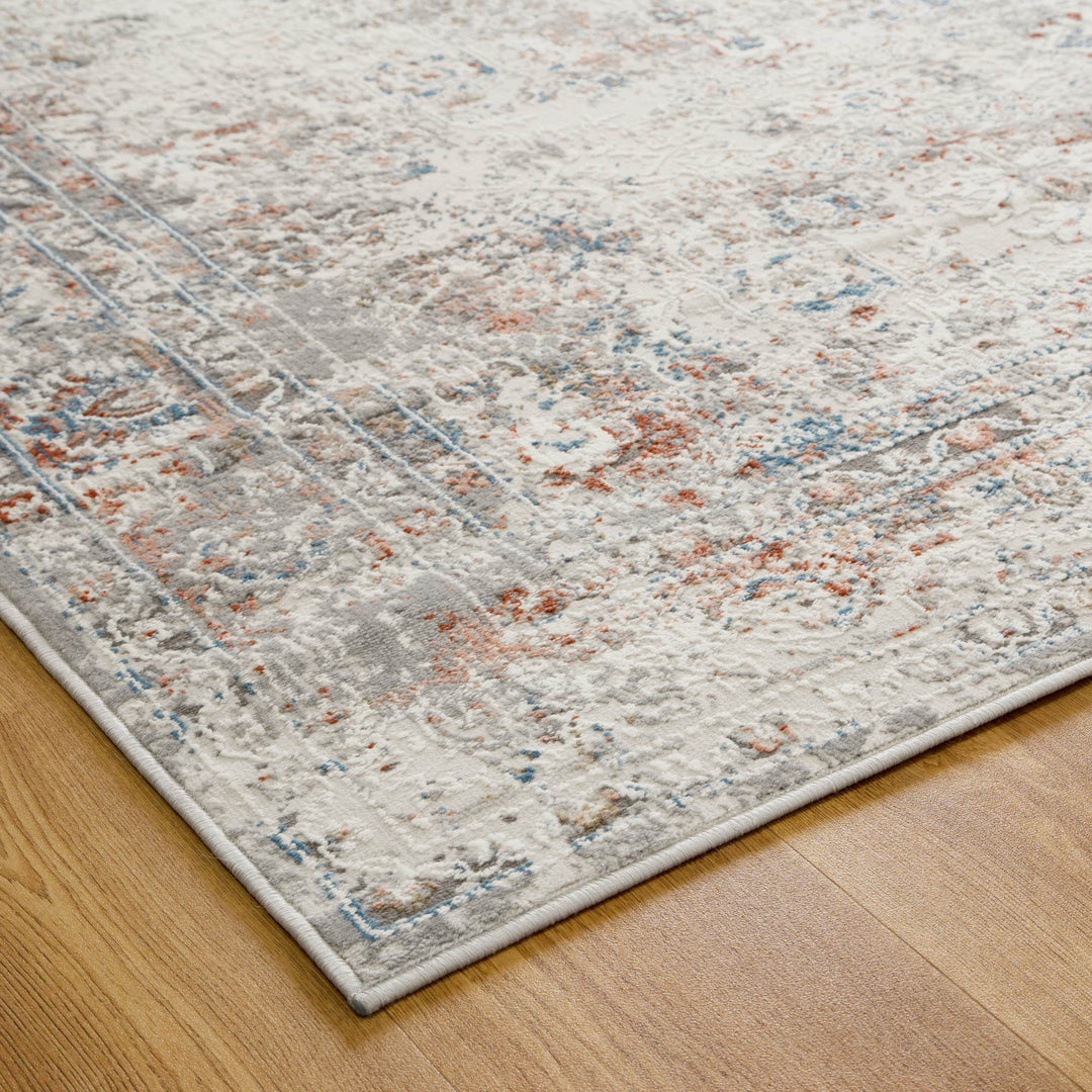 Roma Multi Grey Contemporary Rug