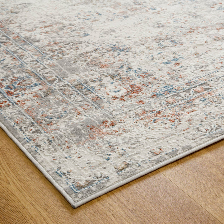 Roma Multi Grey Contemporary Rug