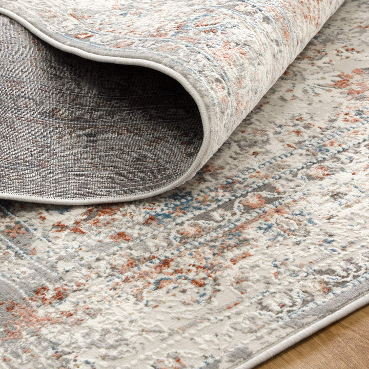 Roma Multi Grey Contemporary Rug
