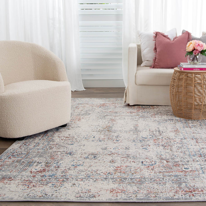 Roma Multi Grey Contemporary Rug
