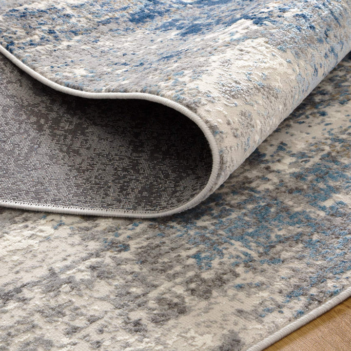 Roma Navy Blue Modern Rug
