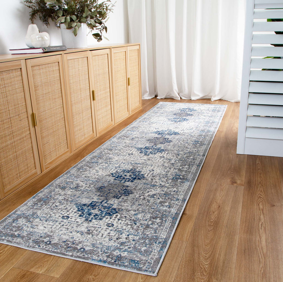 Roma Navy Blue Oriental Rug