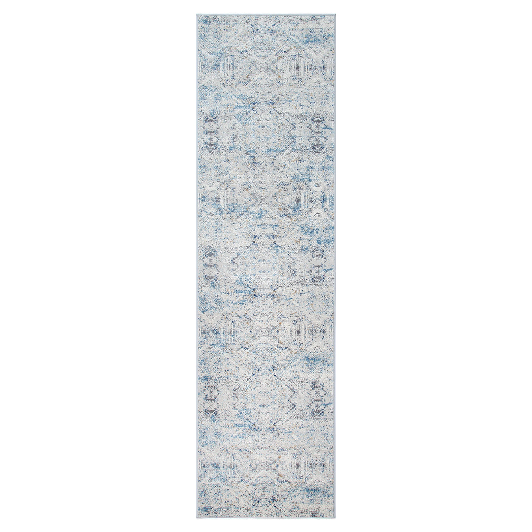 Roma Navy Blue Ikat Rug