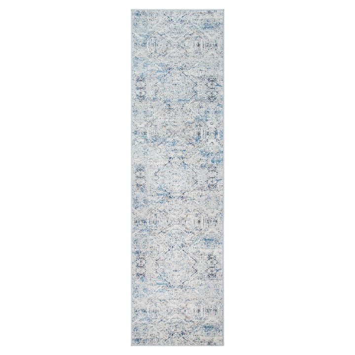 Roma Navy Blue Ikat Rug