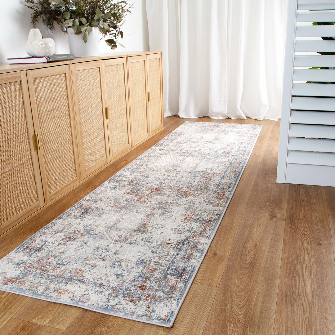 Roma Multi Grey Contemporary Rug