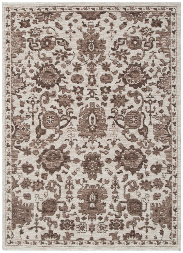 Shiraz Ivory Brown Traditional Rug H107