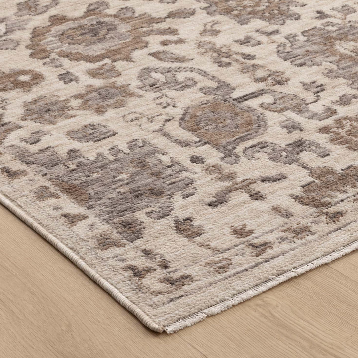 Shiraz Grey Beige Traditional Rug H108