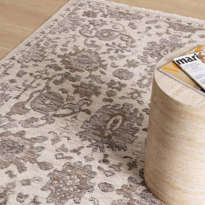 Shiraz Grey Beige Traditional Rug H108