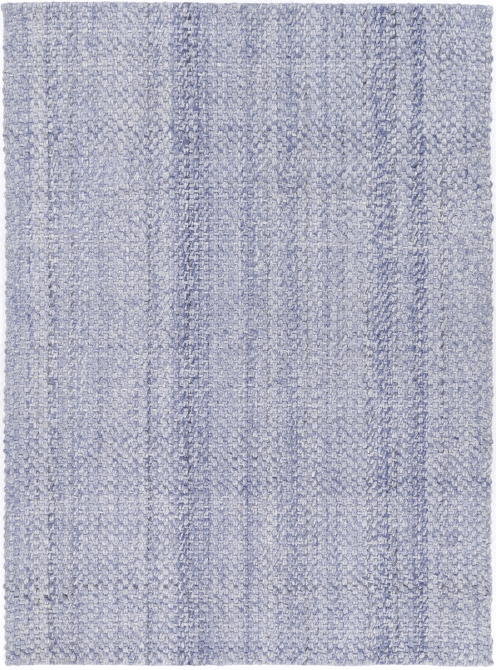 Nice Chignon Blue Wool Blend Rug
