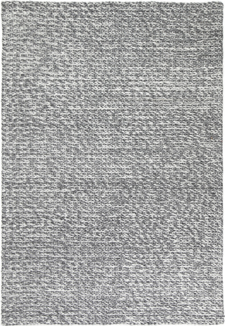 Nice Cue Charcoal Wool Blend Rug