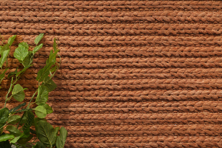 Nice Cue Copper Wool Blend Rug