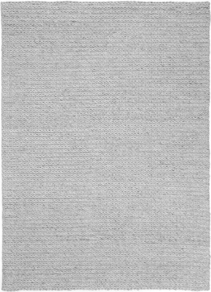 Nice Cue Grey Wool Blend Rug