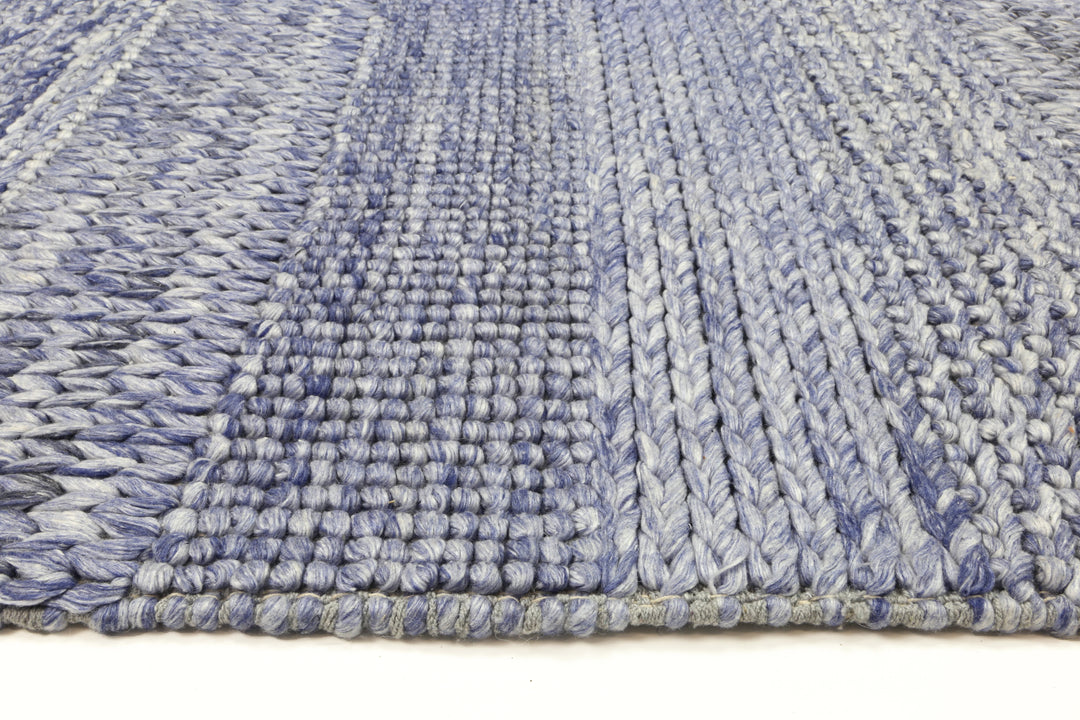 Nice Grace Blue Wool Blend Rug