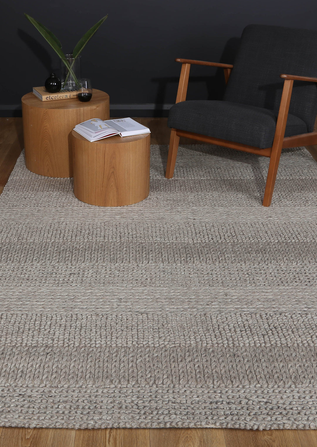 Nice Grace Camel Wool Blend Rug