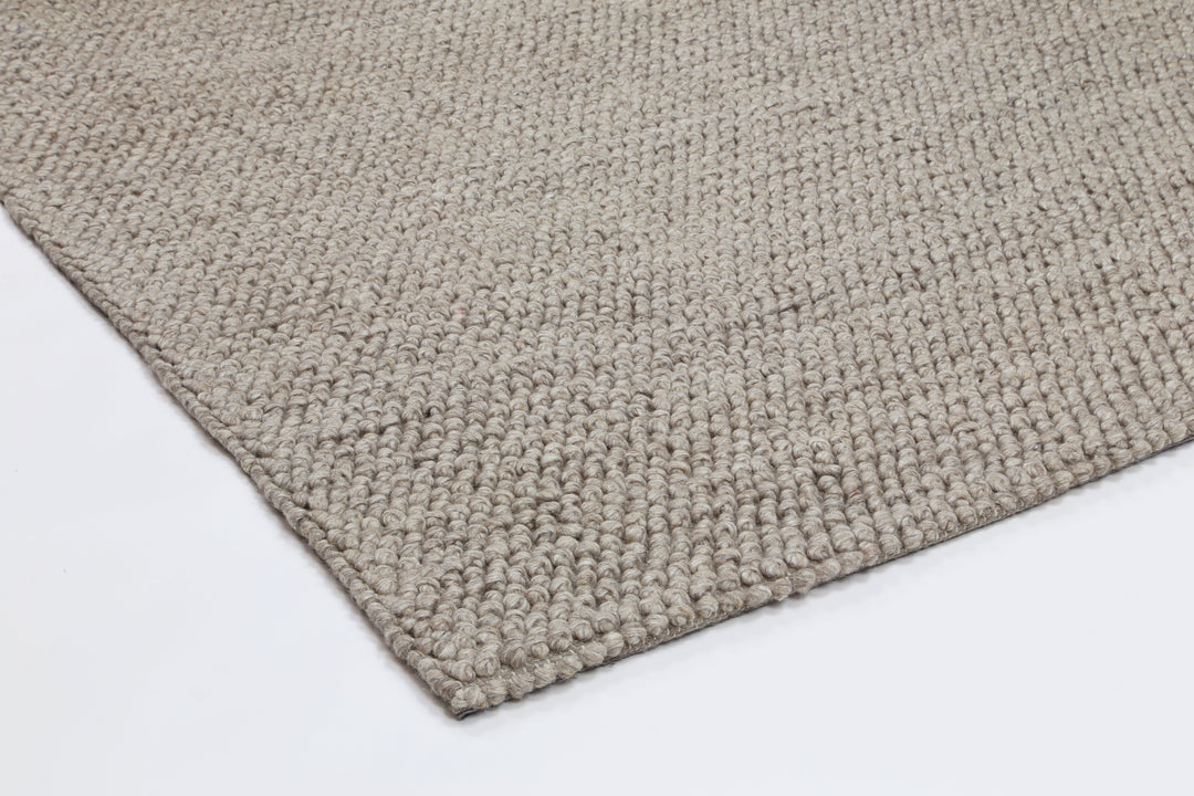 Nice Loopy Camel Wool Blend Rug