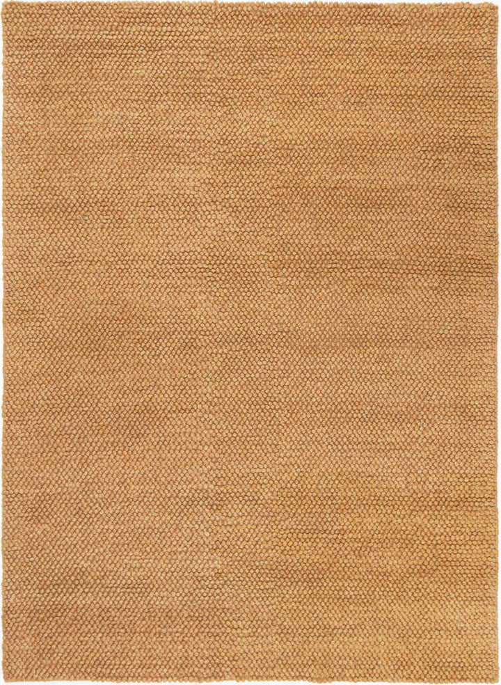 Nice Loopy Copper Wool Blend Rug