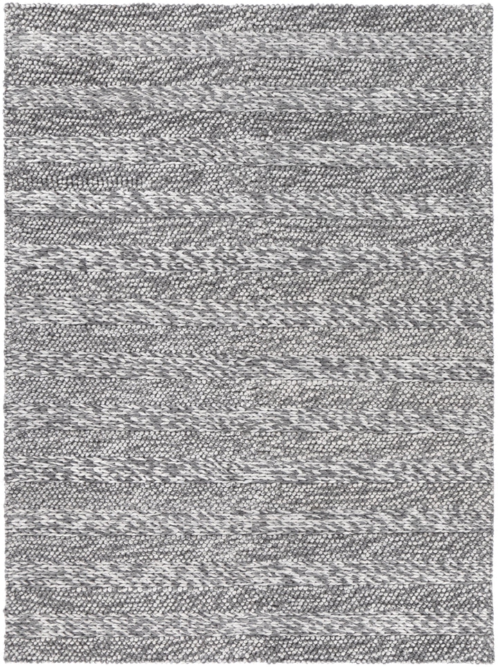Nice Ringlets Charcoal Wool Blend Rug