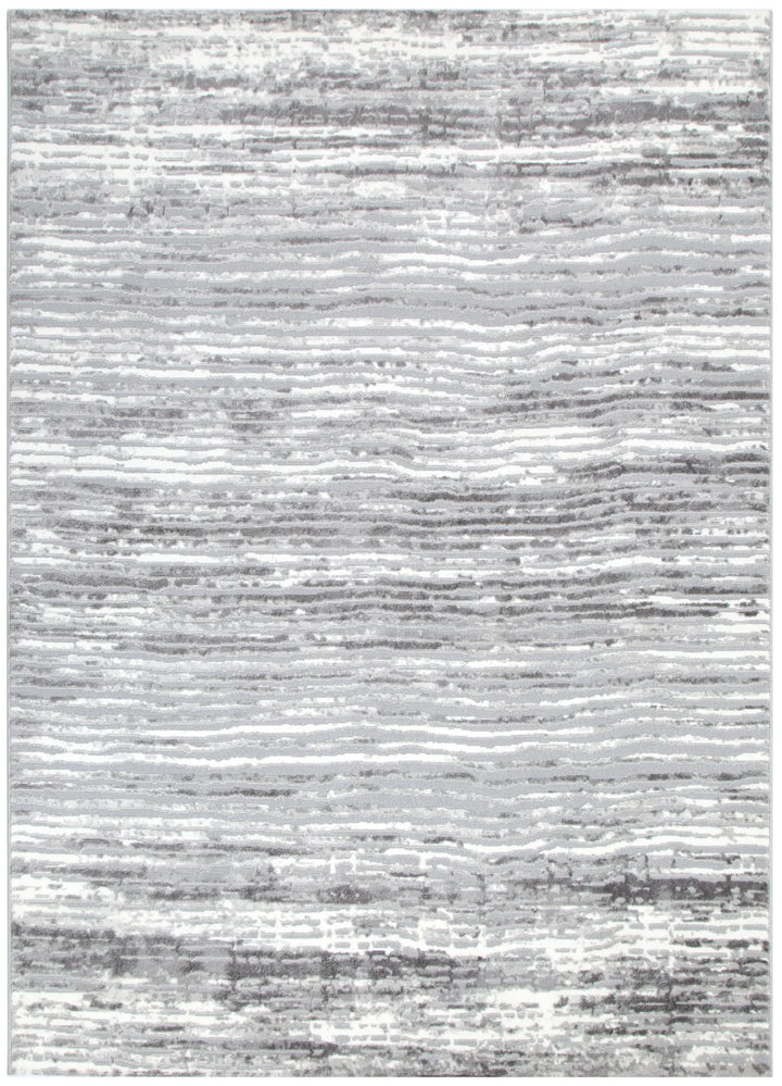 Capri Distressed Lines Grey Rug