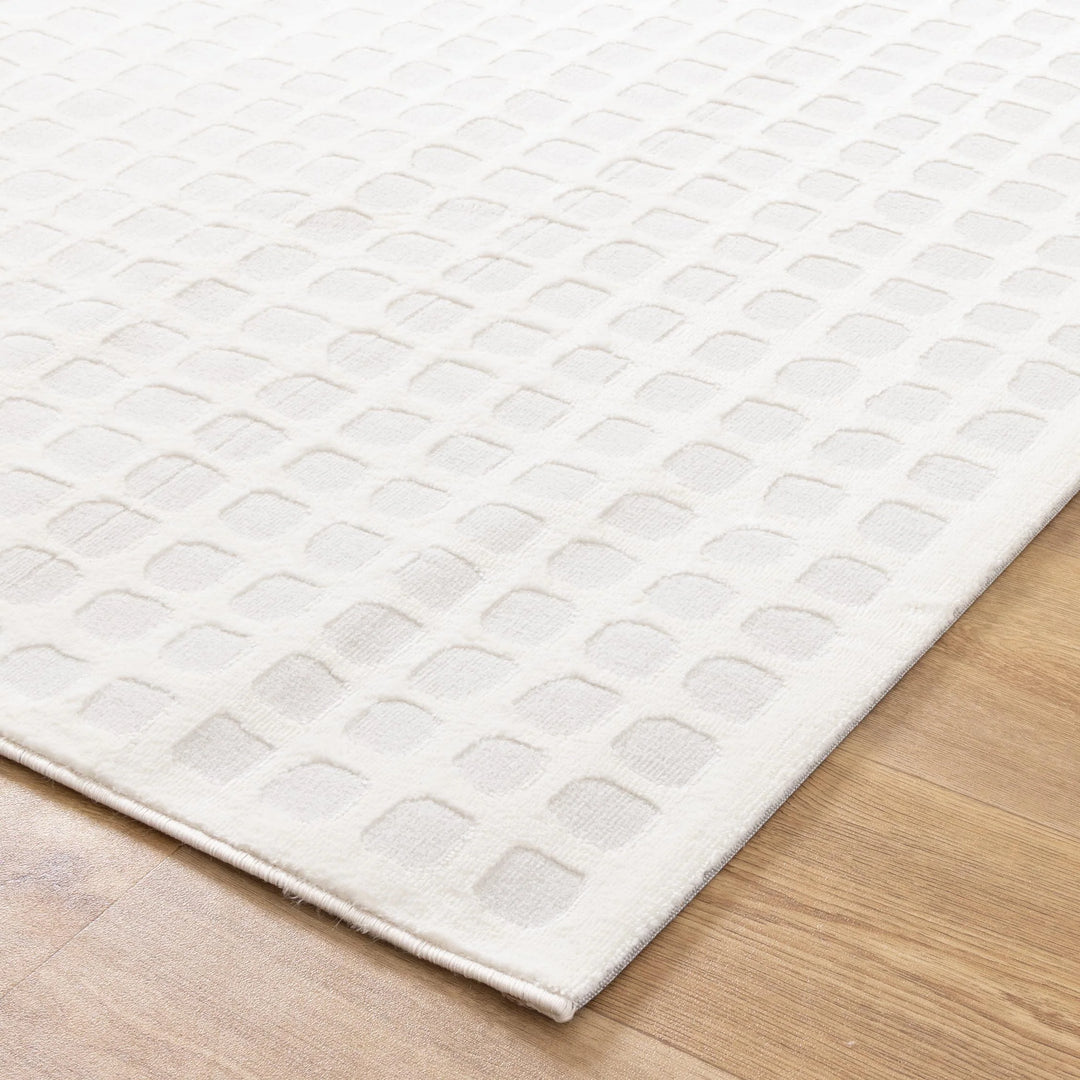 Barca Geometric Shapes Cream Grey Rug