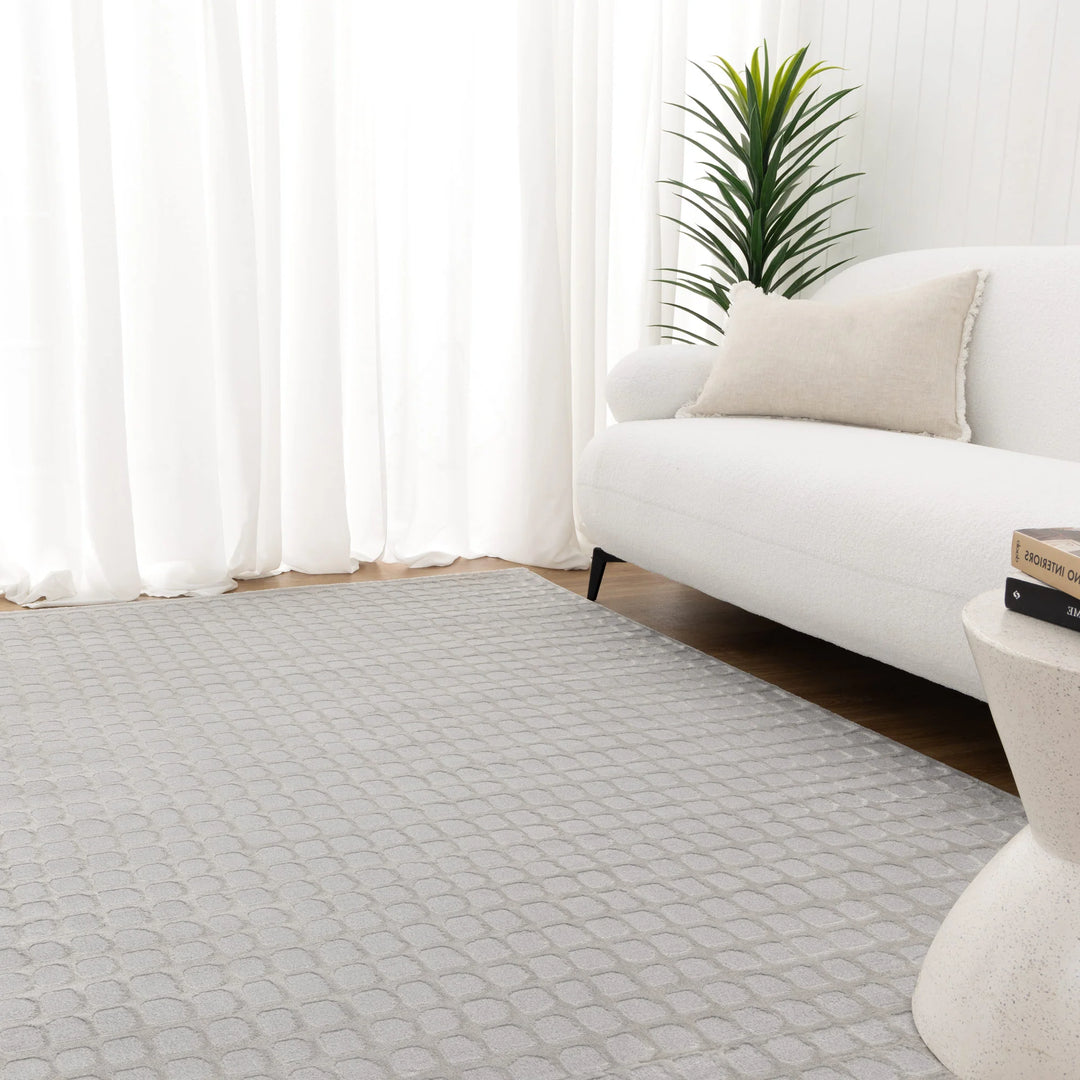 Barca Geometric Shapes Grey Rug