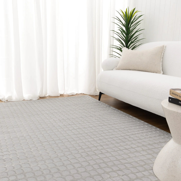 Barca Geometric Shapes Grey Rug