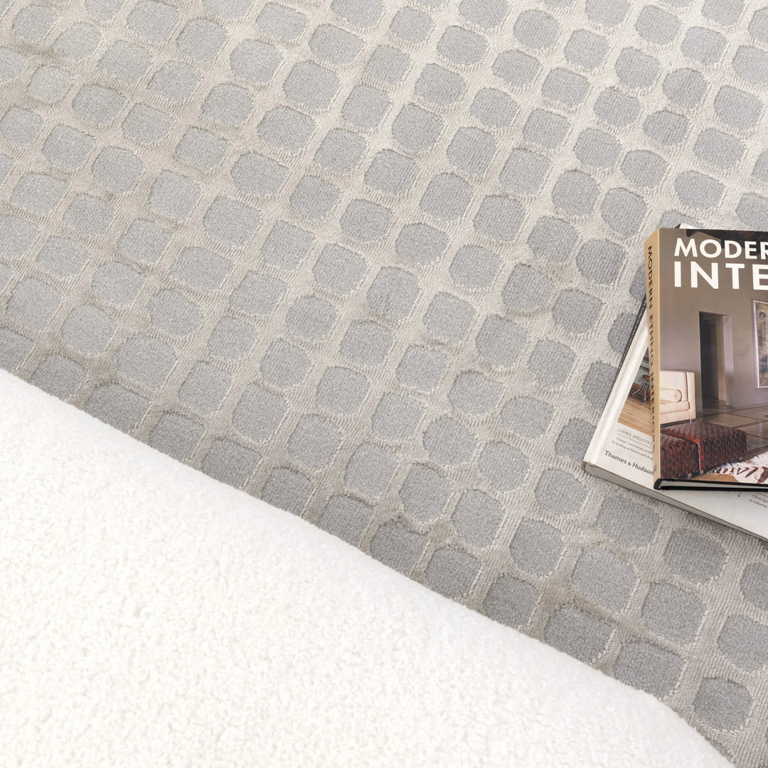 Barca Geometric Shapes Grey Rug