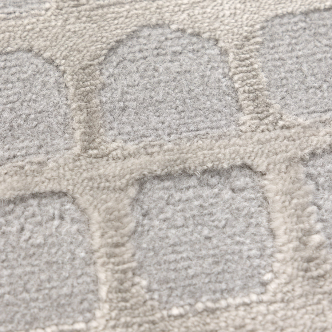 Barca Geometric Shapes Grey Rug